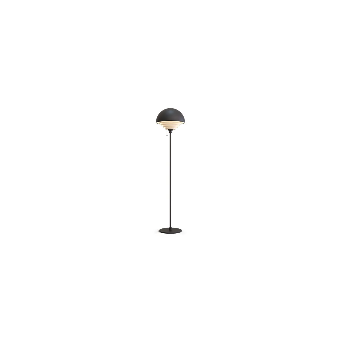Motown golvlampa svart E27