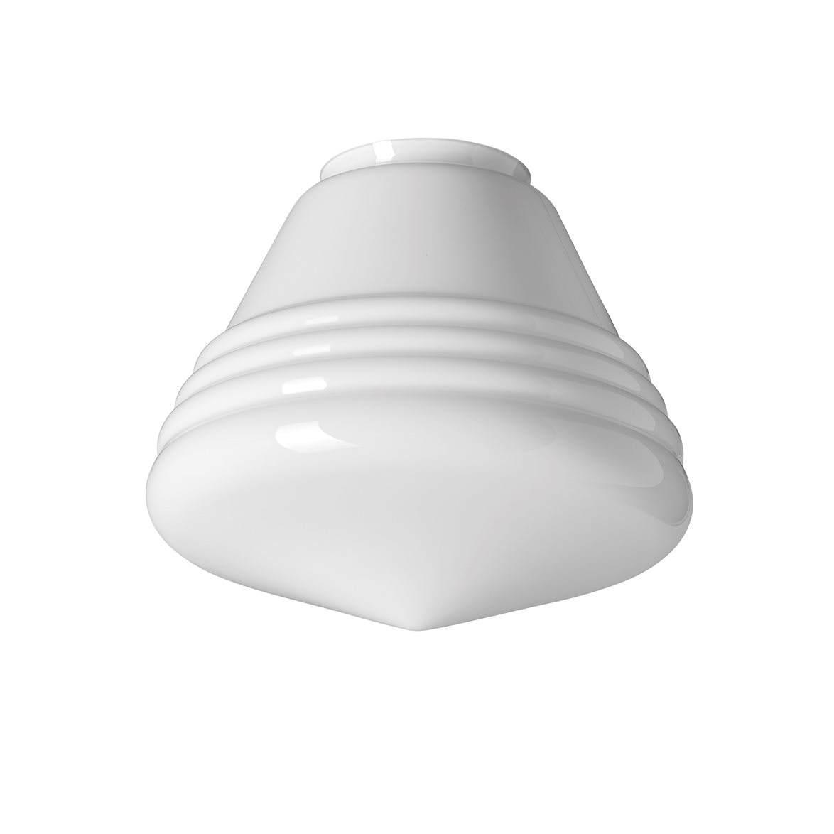 Orsa Ampel Glasskärm, Ø22 vit