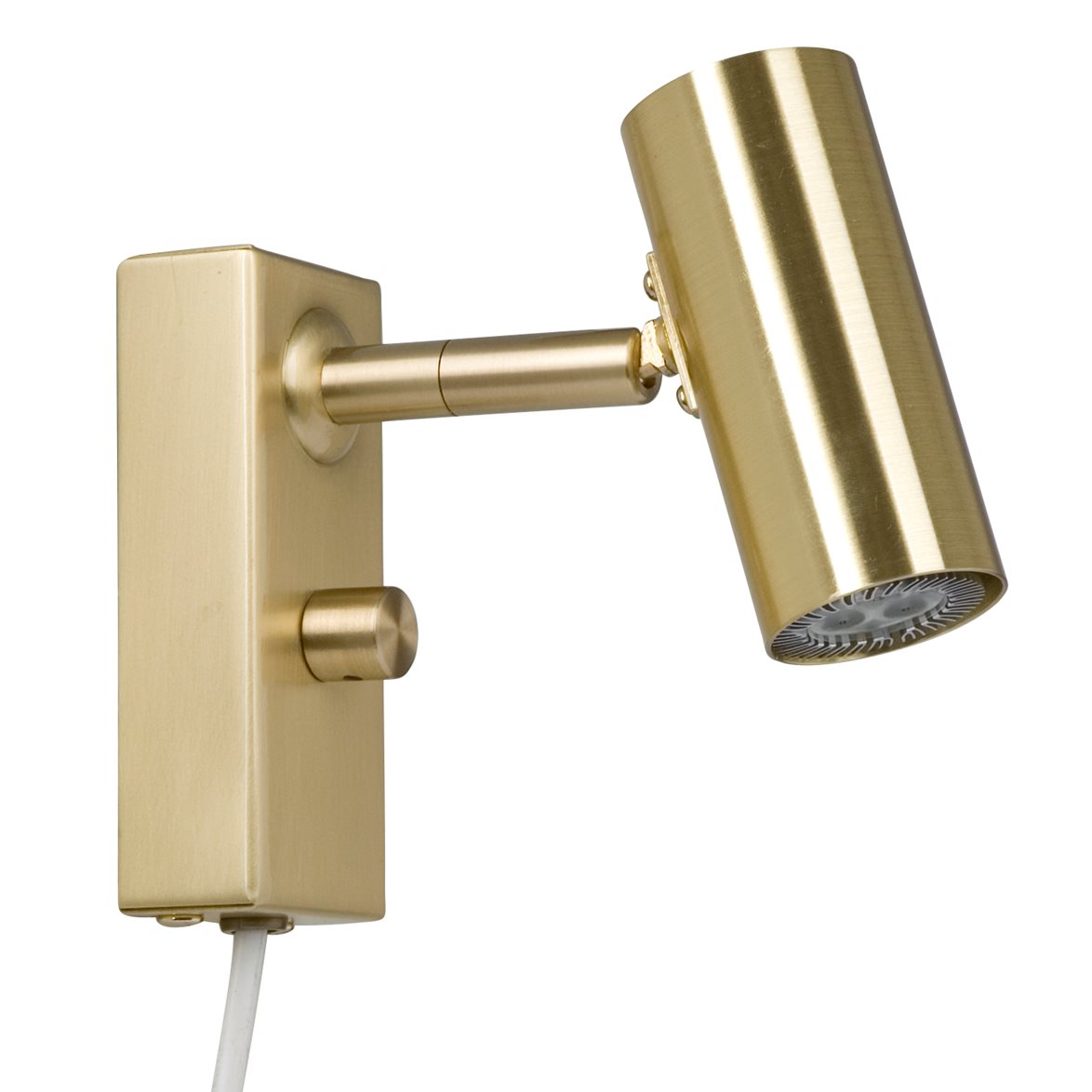 Cato vägglampa LED, mässing 15,4cm