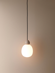 Buddy pendel sand struktur/opal glass