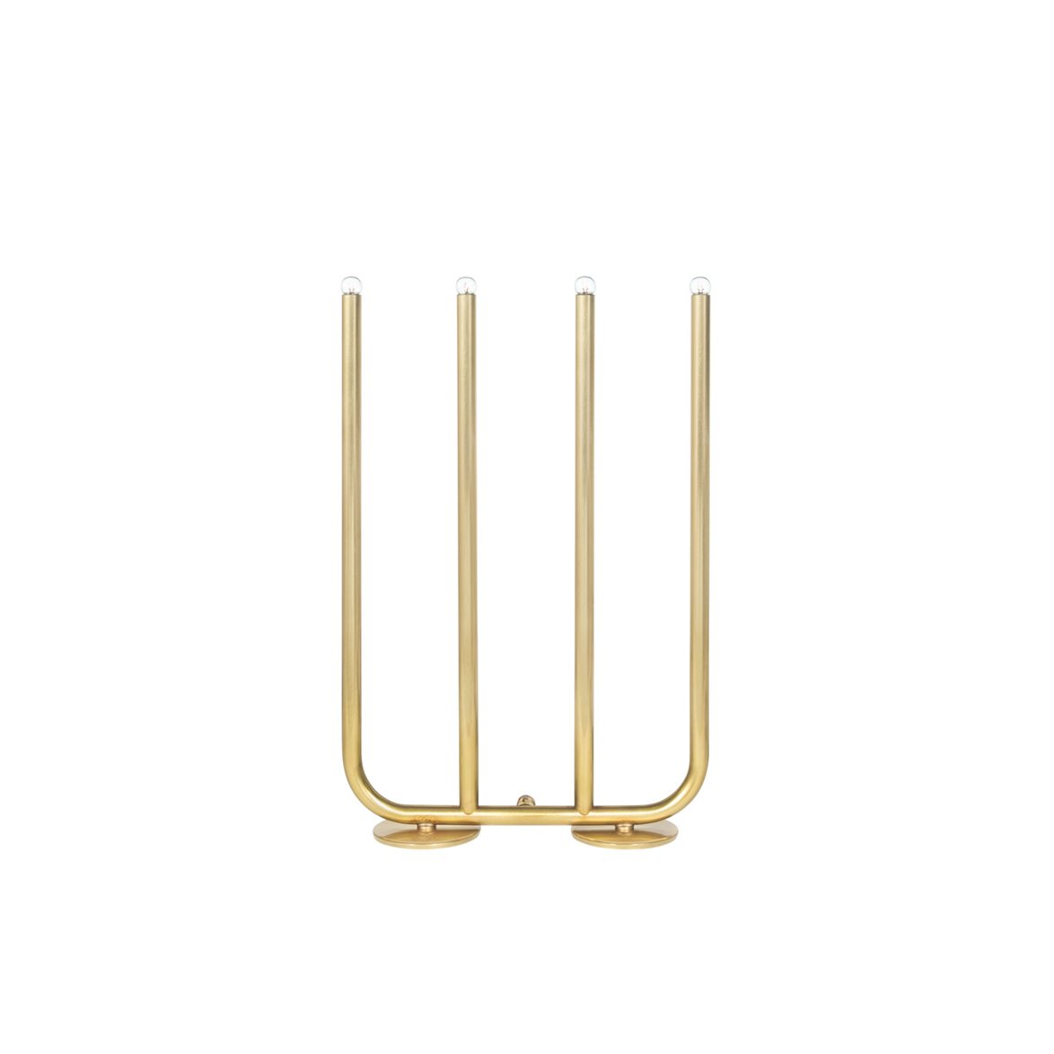 December 4 ljusstake, mässing glans 36 cm