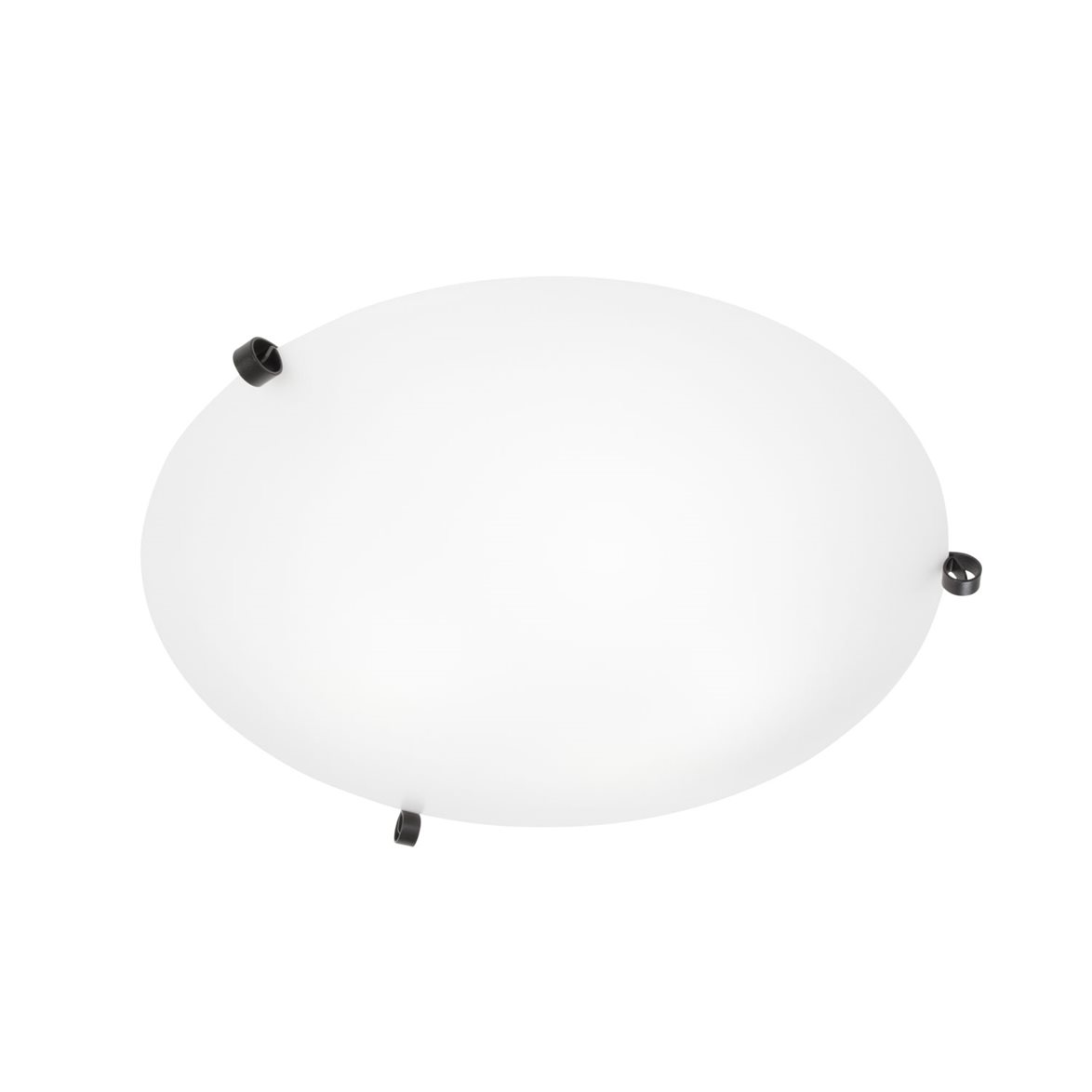 Ögla plafond, svart/vit 55cm
