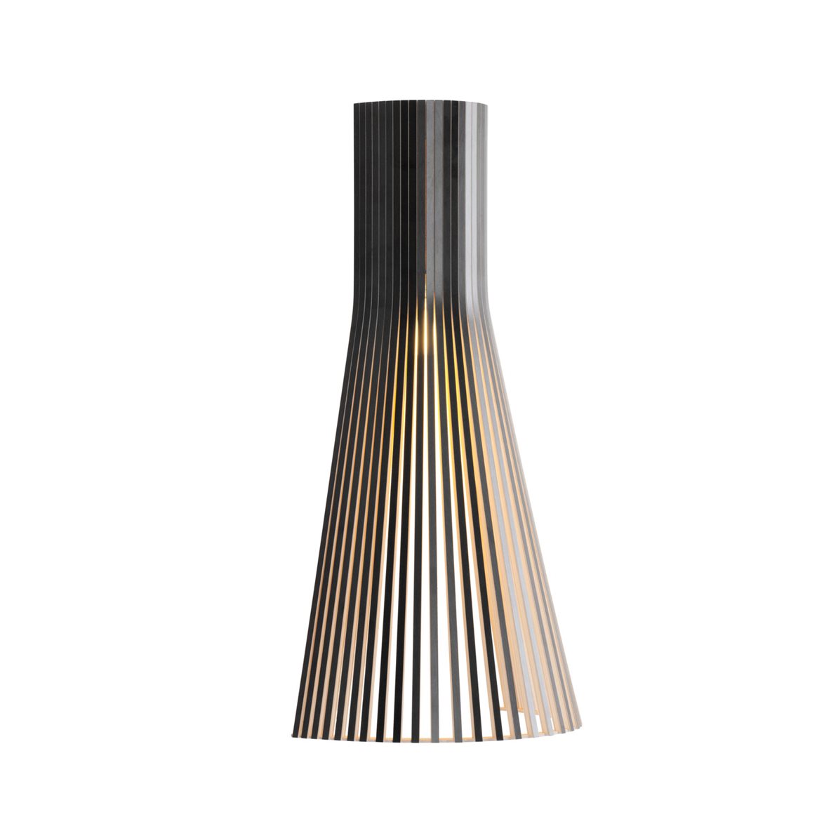 Secto vägglampa, svart 60cm