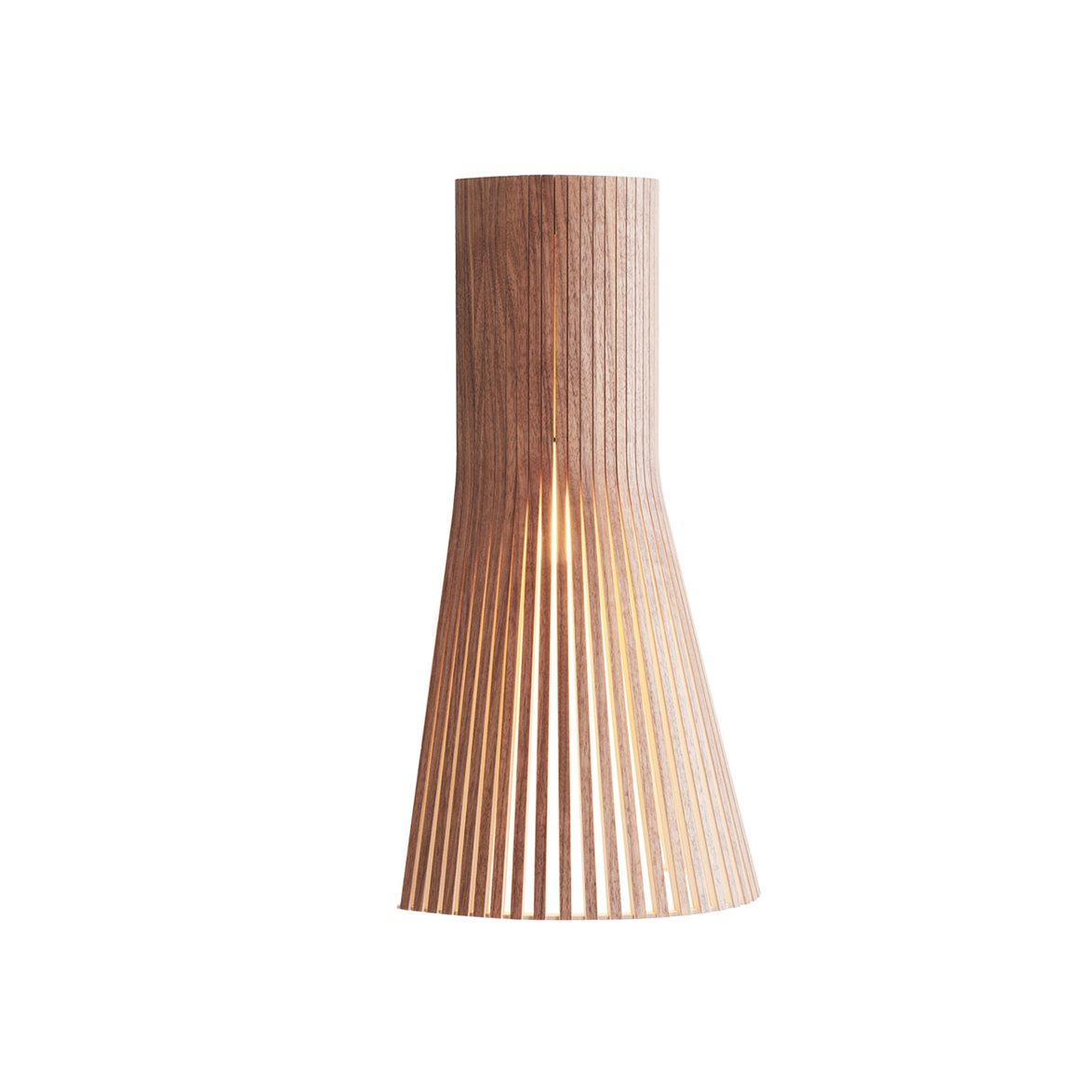 Secto vägglampa, valnöt 45cm