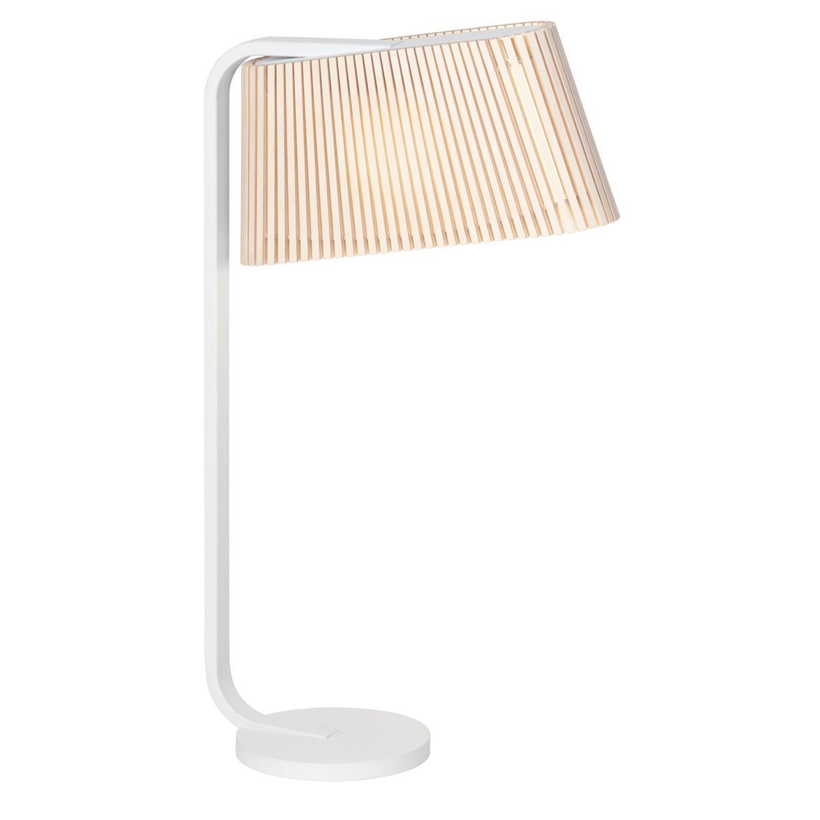 Owalo 7020 bordslampa, björk 50cm