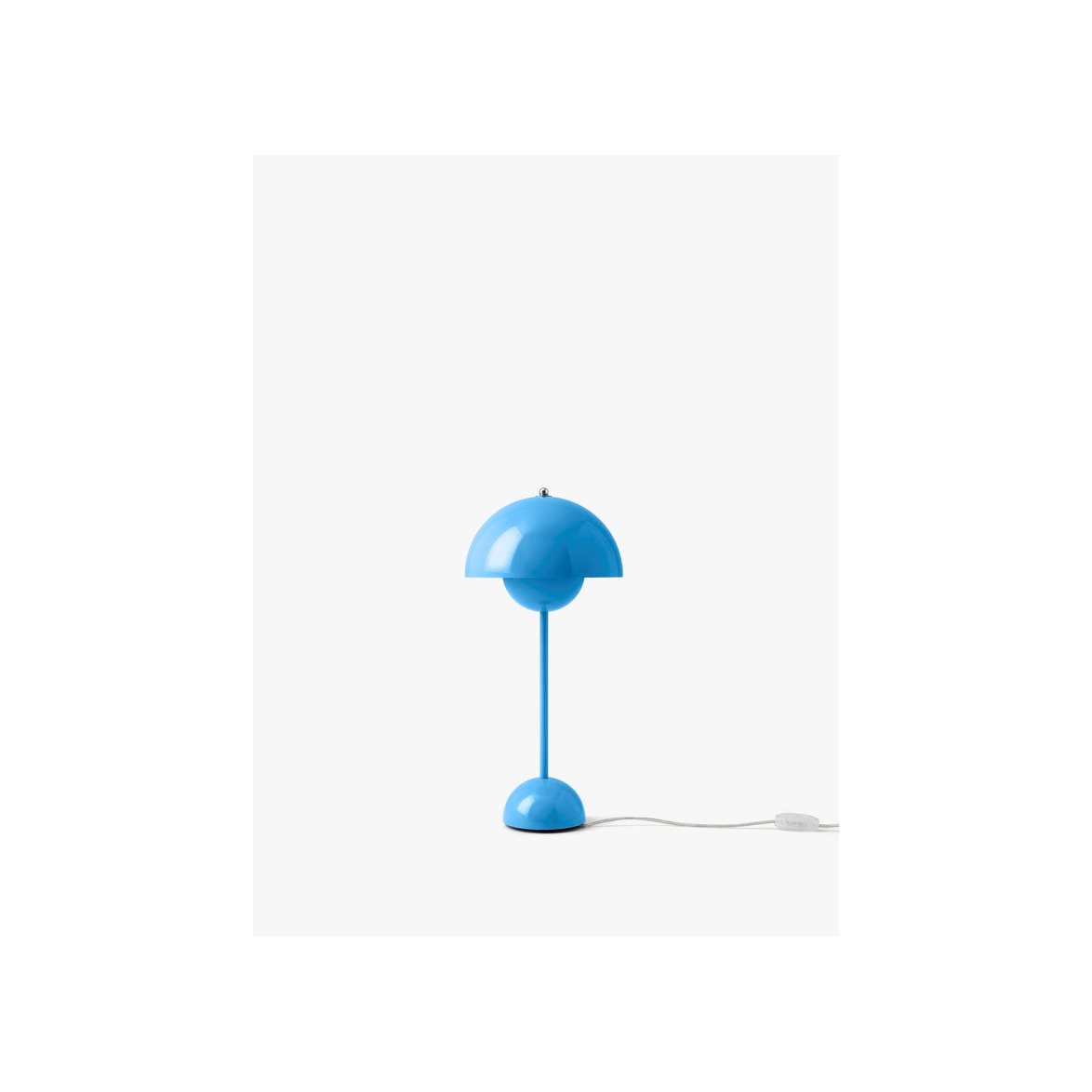 Flowerpot Bordslampa VP3, Swim Blue 50cm
