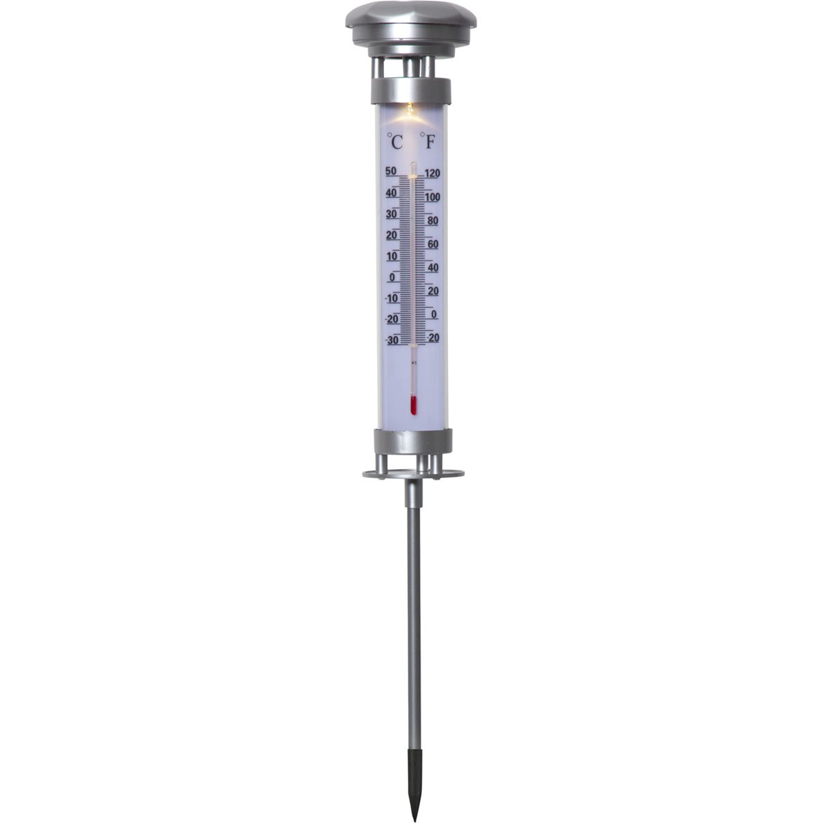Star Trading Solcellsdekoration Celsius Silver 57,5cm | Utomhusbelysning - Trädgårdsbelysning | Lampspecialisterna