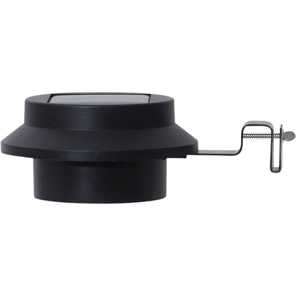Solcellsvägglykta Fency Svart 6cm