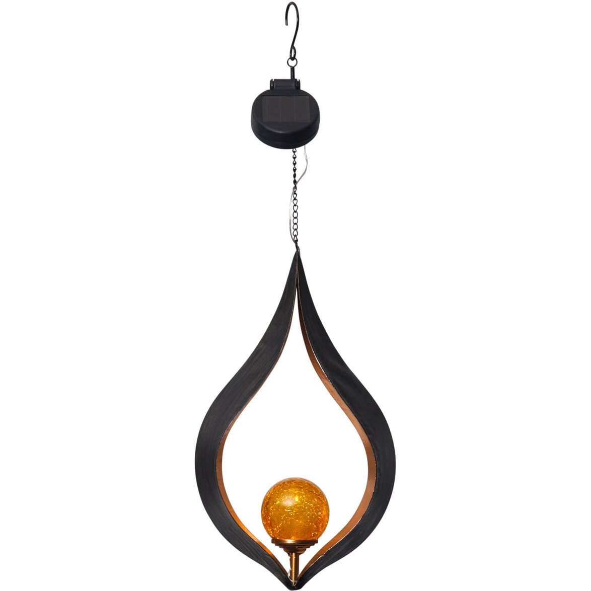 Star Trading Solcellsdekoration Melilla Svart 31cm | Utomhusbelysning - Trädgårdsbelysning | Lampspecialisterna