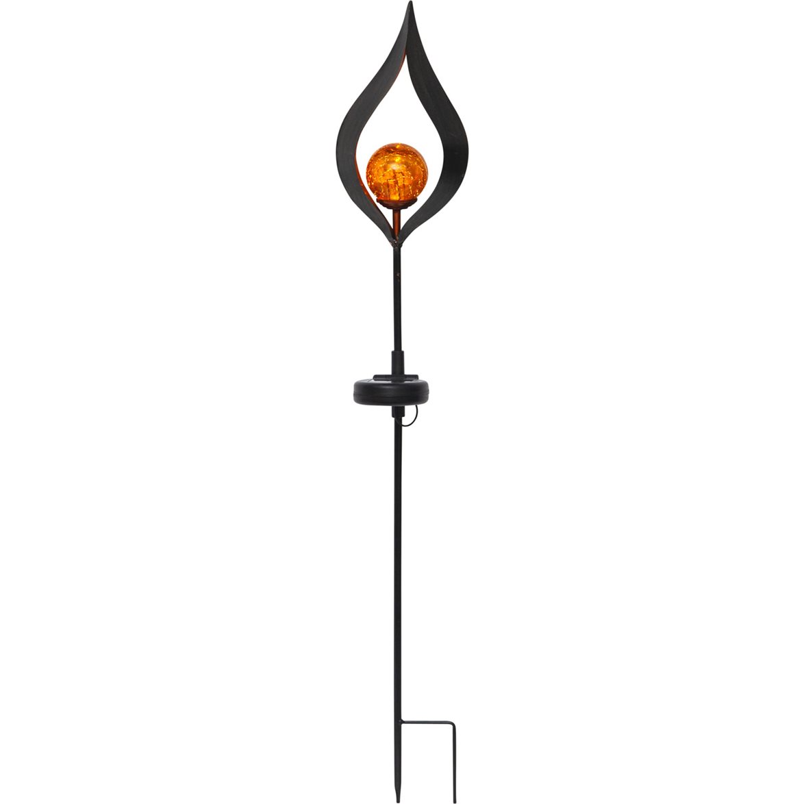 Star Trading Solcellsdekoration Melilla Svart 70cm | Utomhusbelysning - Trädgårdsbelysning | Lampspecialisterna
