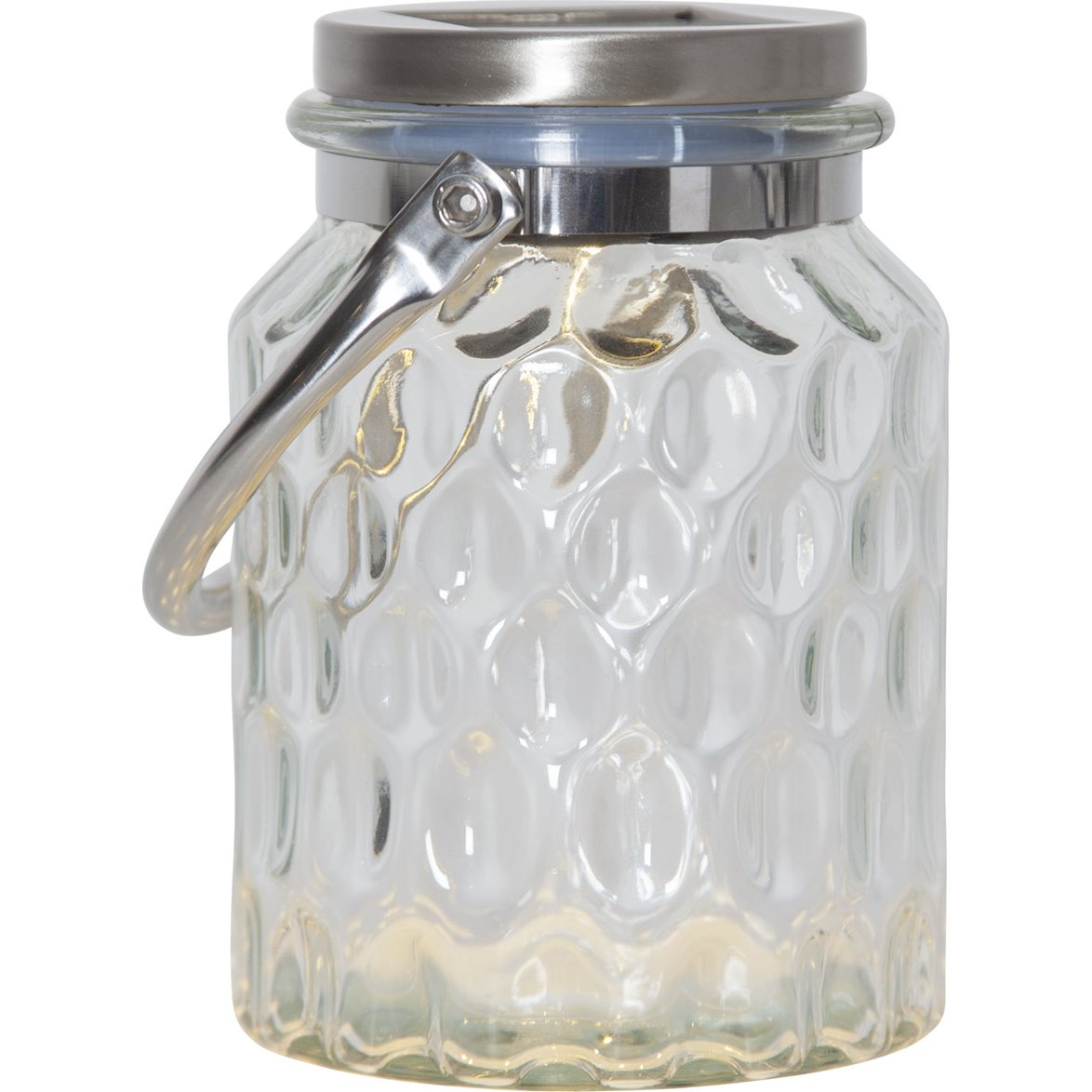 Star Trading Solcellslykta Pireus Transparent 16cm | Utomhusbelysning - Trädgårdsbelysning | Lampspecialisterna