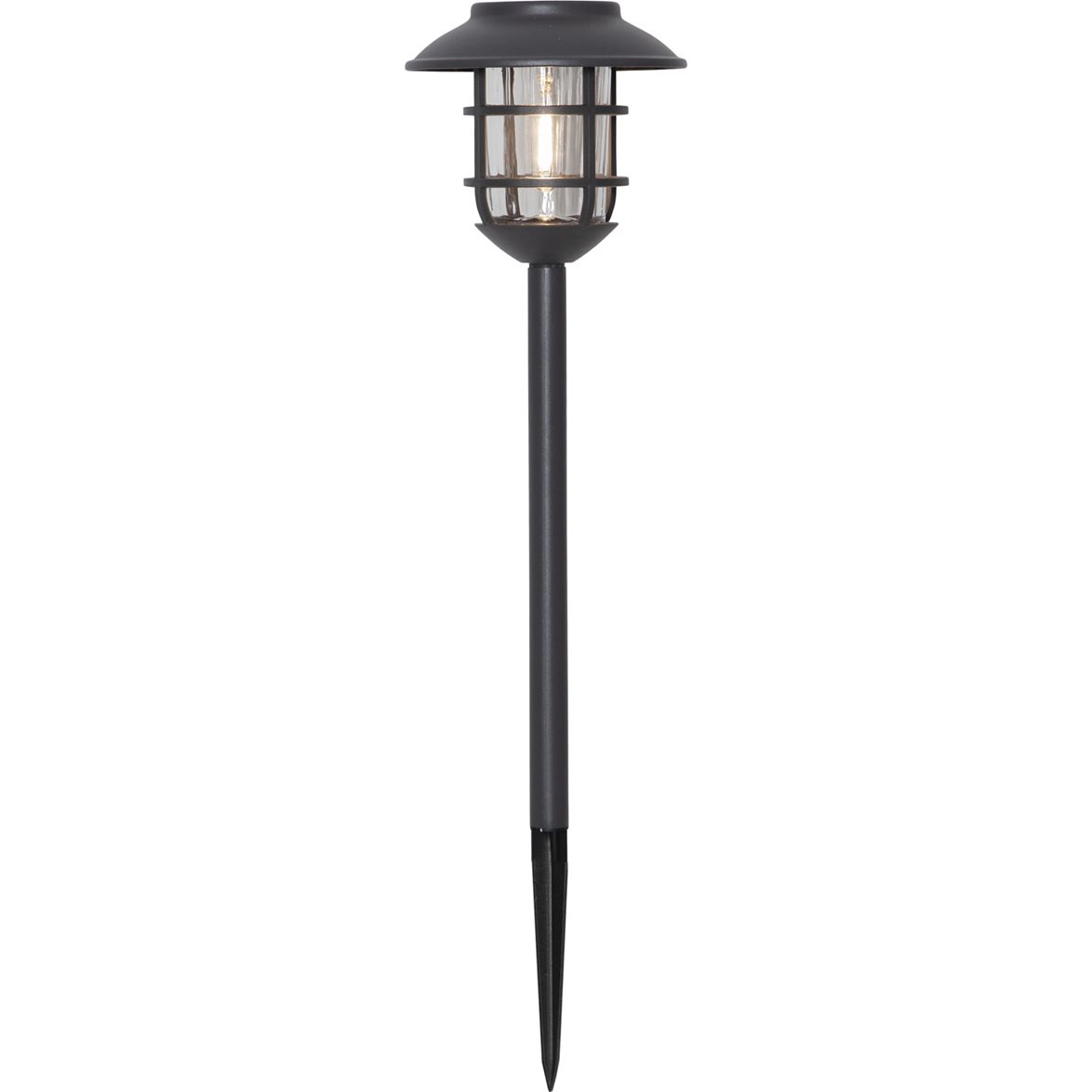 Star Trading Solcellspollare Filippa Grafit 50cm | Utomhusbelysning - Trädgårdsbelysning | Lampspecialisterna
