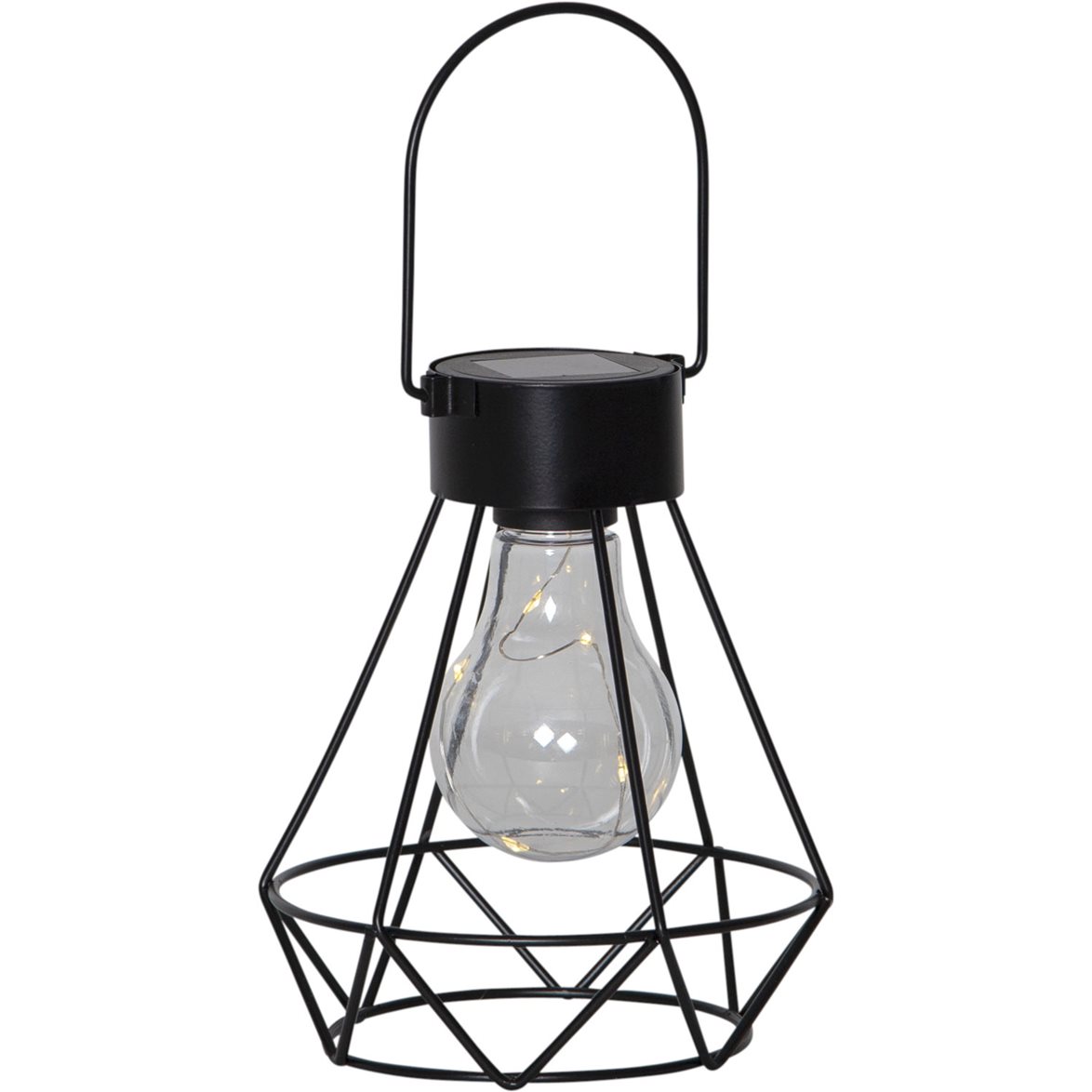 Star Trading Solcellsdekoration Eddy Svart 15,5cm | Utomhusbelysning - Trädgårdsbelysning | Lampspecialisterna