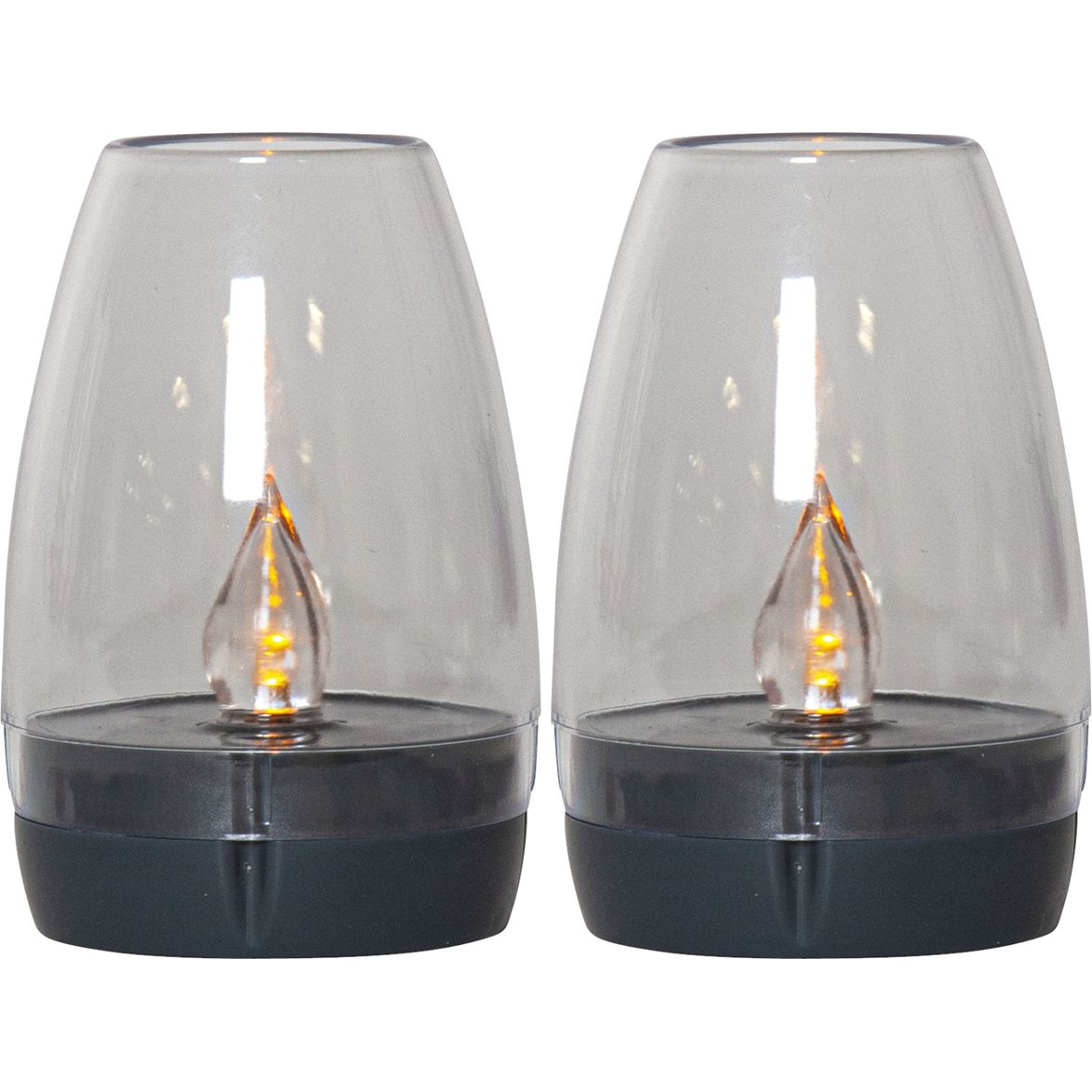 Star Trading Solcellsdekoration Tropea Transparent 9cm | Utomhusbelysning - Trädgårdsbelysning | Lampspecialisterna