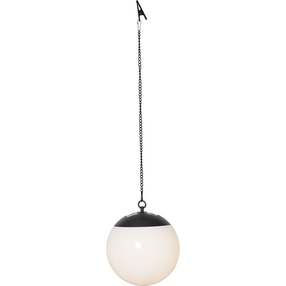Solcellsdekoration Globus Vit 20cm