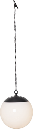 Solcellsdekoration Globus Vit 20cm