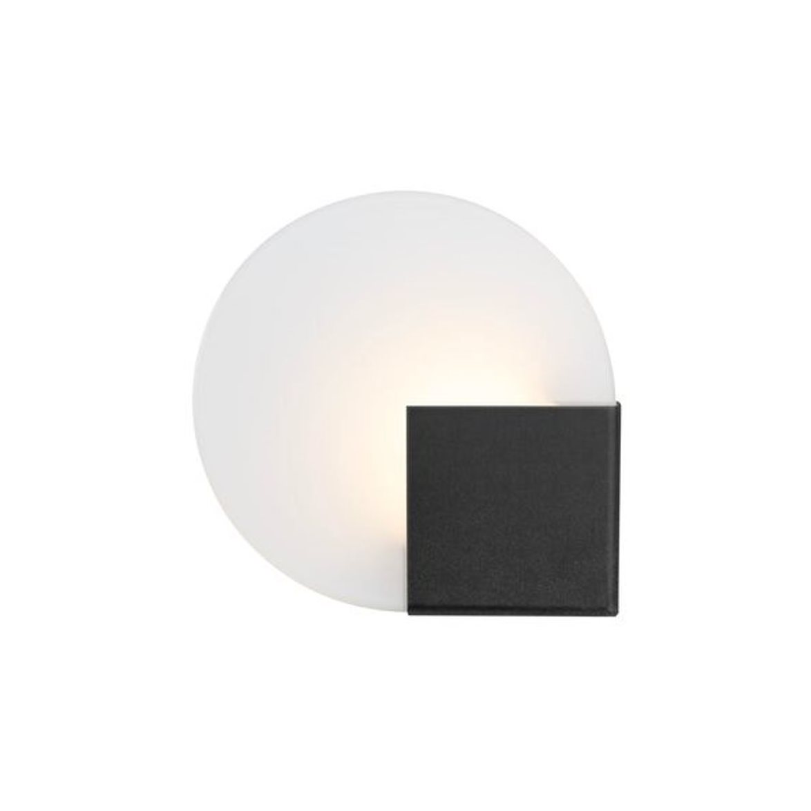 Sun Vägglampa Svart strukturlack