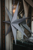 Julstjärna Twiggy D75 glitter silver