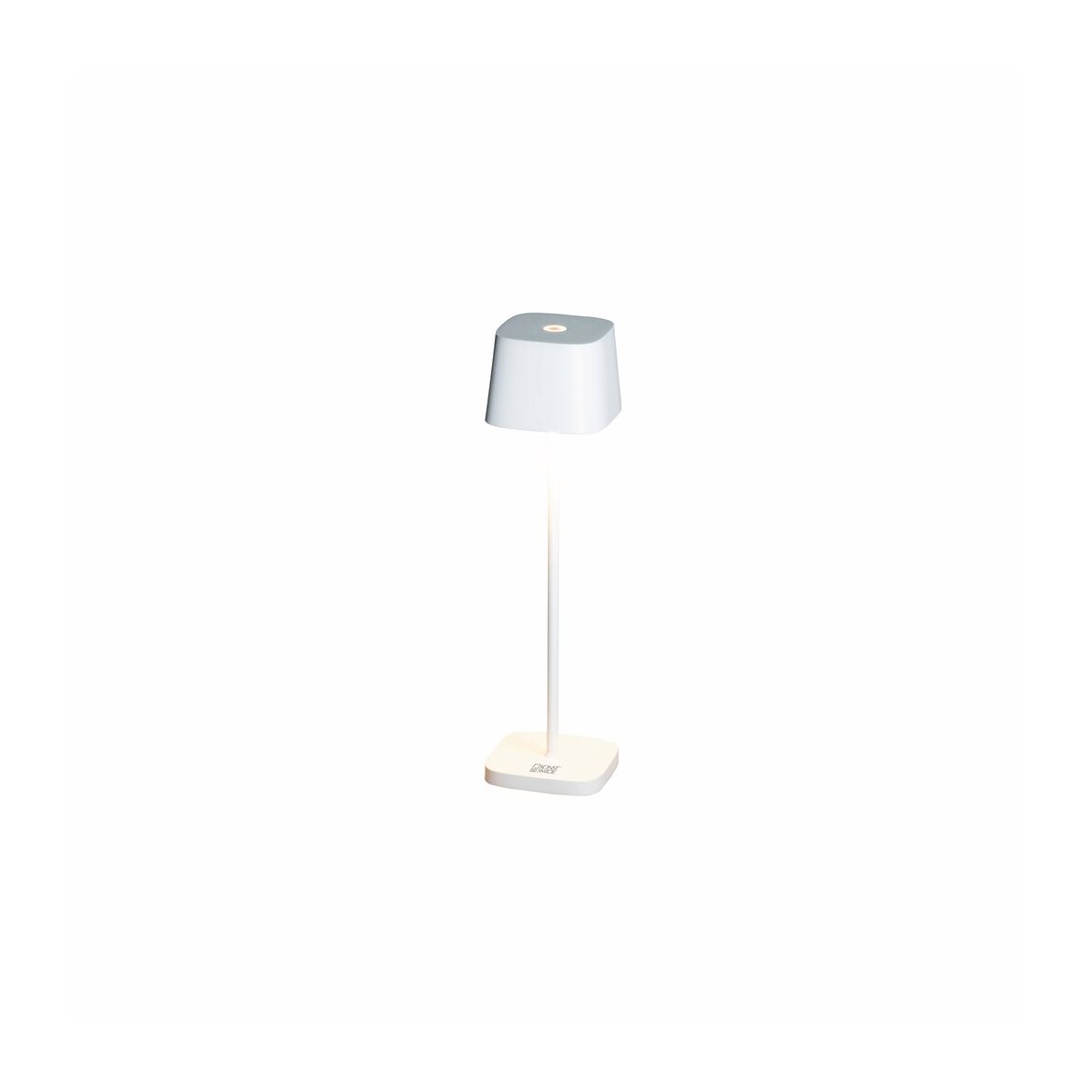 Capri Mini bordslampa vit fyrkantig