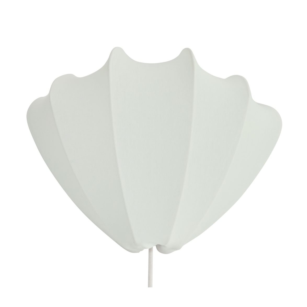 Anna vägglampa S, cotton white