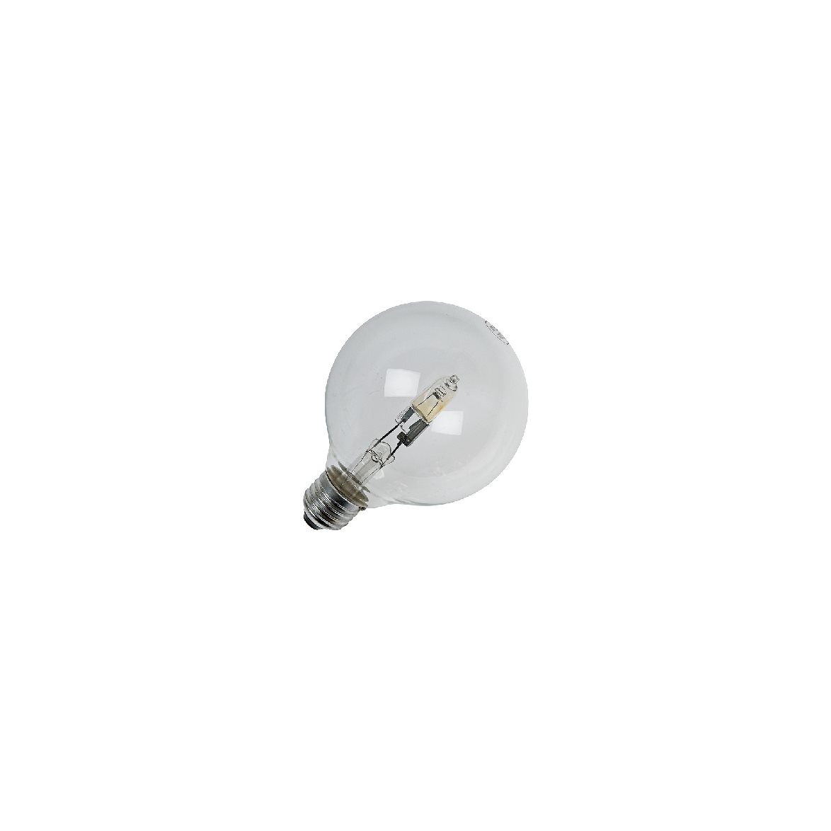 Halogen glob klar E27, 18W(25W) 125mm