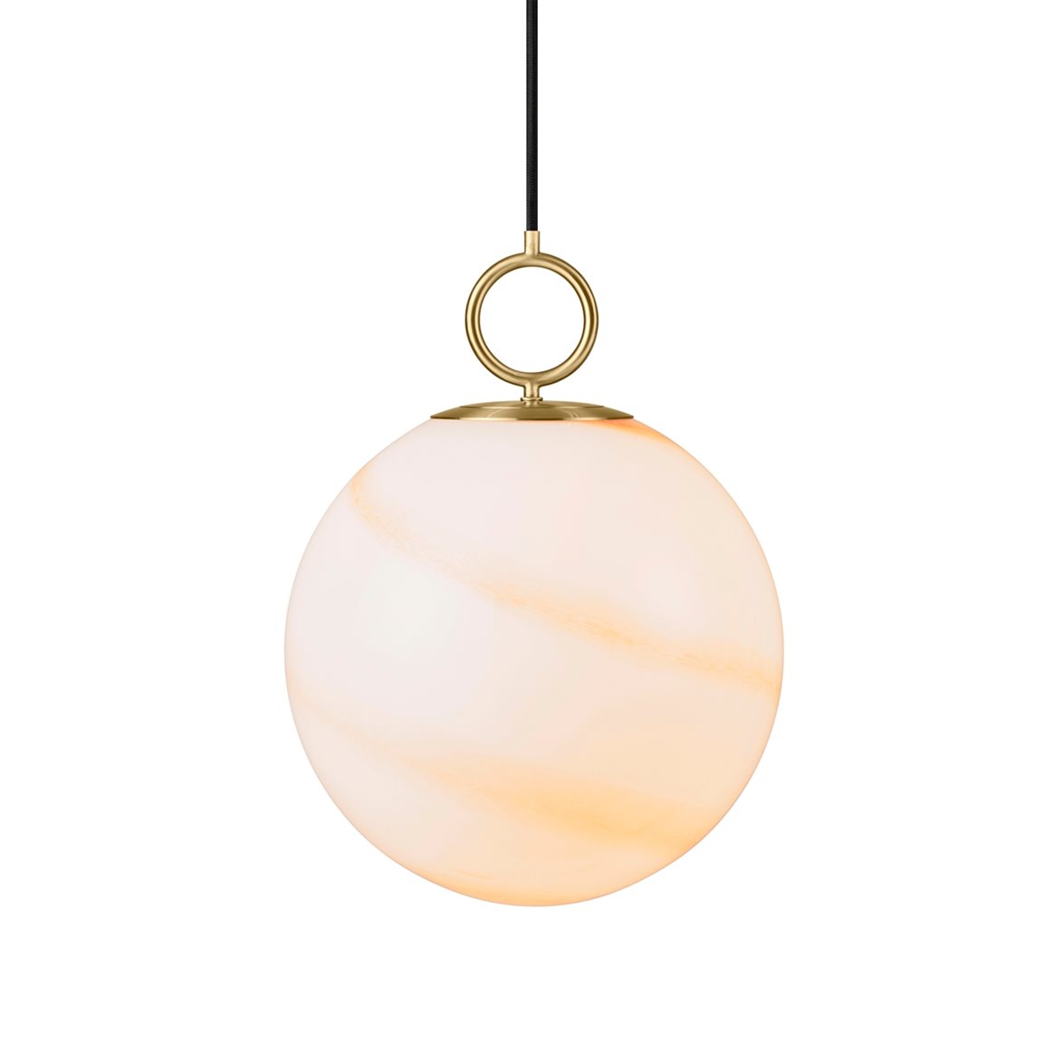 Stockholm Pendel marmor/brun Ø30