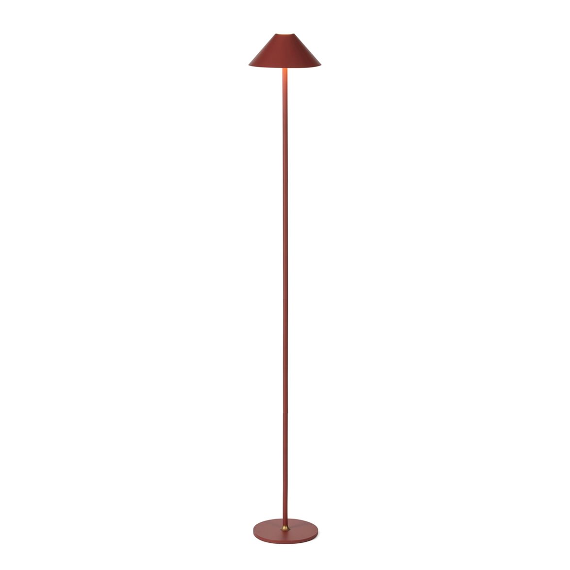 Hygge portabel golvlampa Maroon Ø19