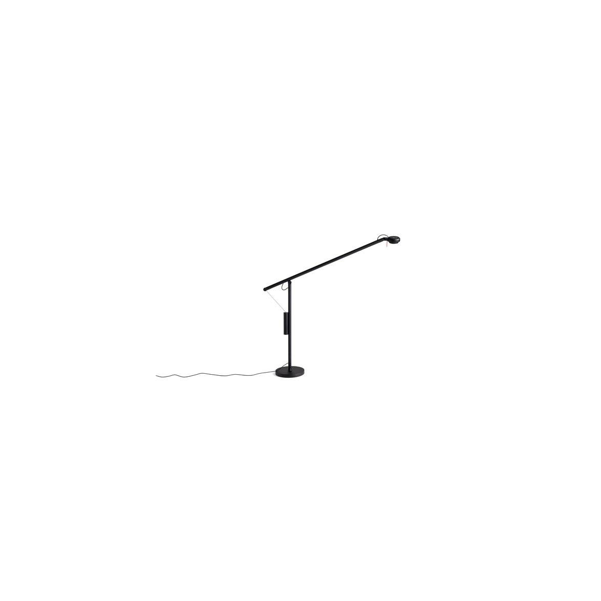 Fifty-Fifty Table Lamp, Soft black