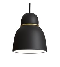 Bird Pendel Ø173 Svartstruktur/Mässing  E27