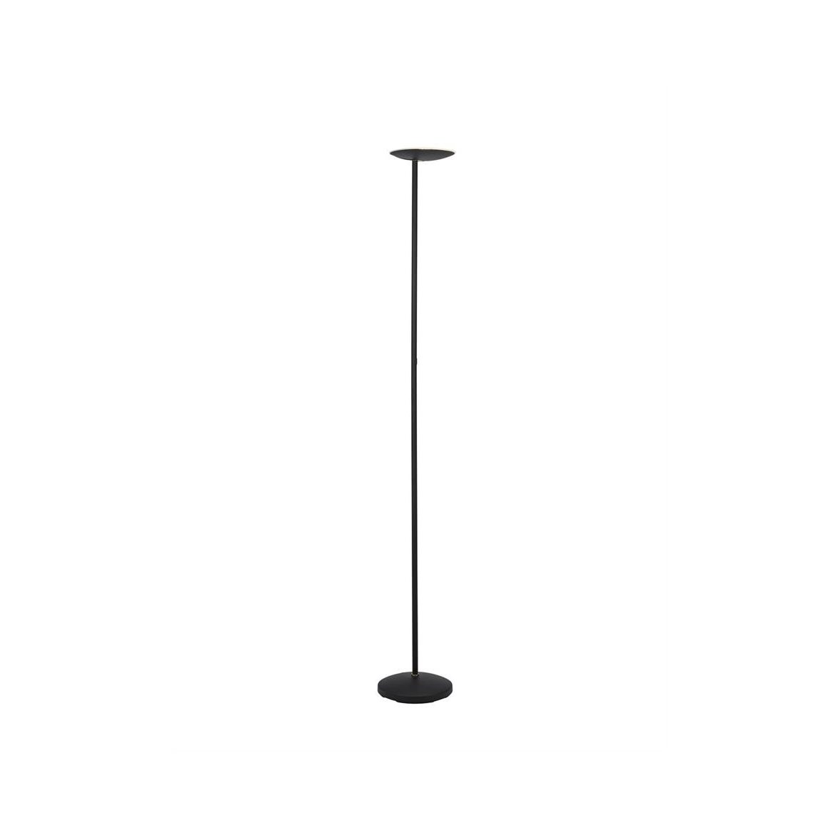 Texa Design Barone uplight utan l&auml;sarm svart/matt m&auml;ssing