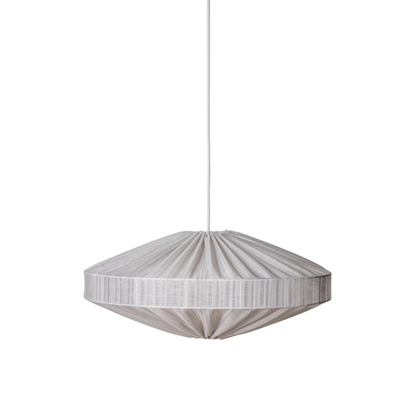 Taklampskärm Alba D58 s/v Rand vit