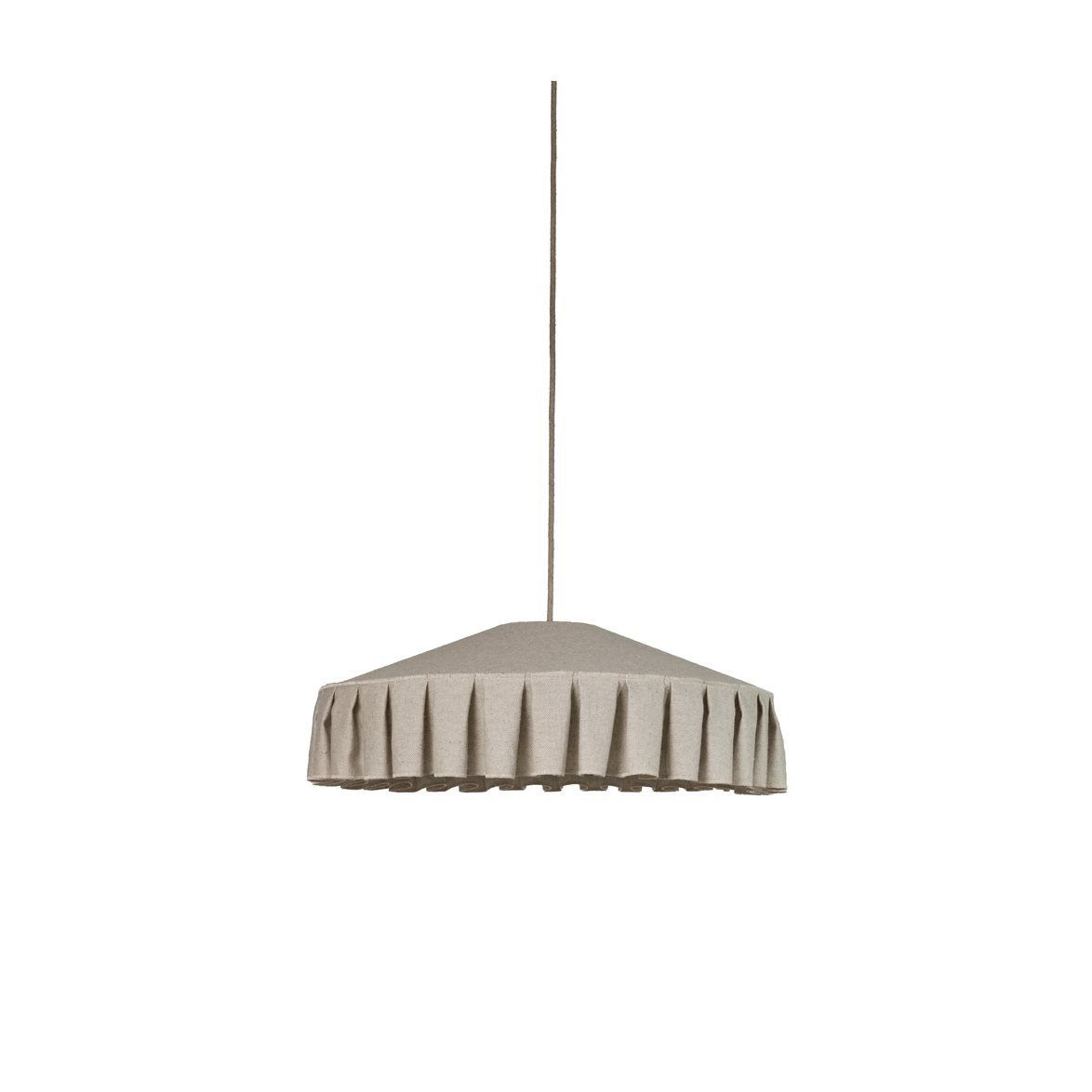 Vesta taklampa D58cm linne natur