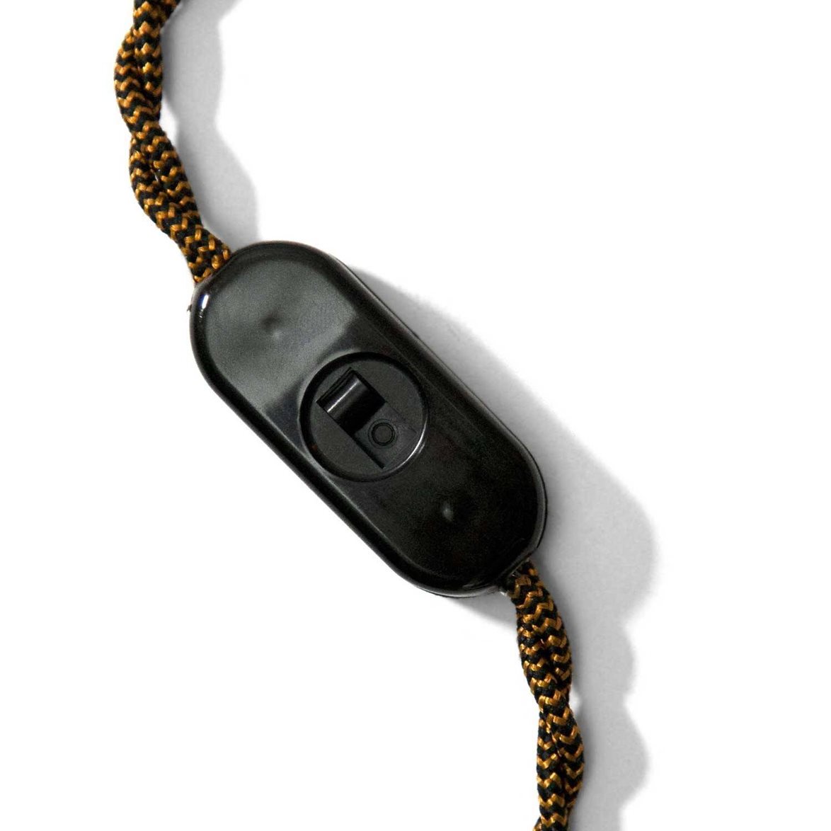 Sladdströmbrytare skjutreglage 1 polig, svart | Strömbrytare - Sladdströmbrytare | Lampspecialisterna