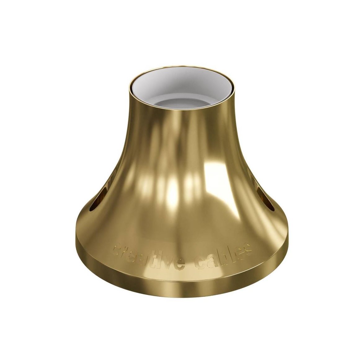 Lamphållare med metallic-effekt för vägg och tak guld