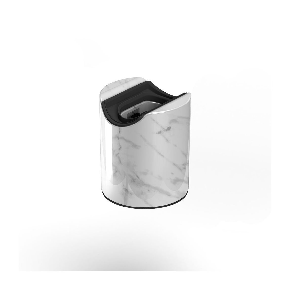 Esse14 vägg- eller taklamphållare med S14d sockel - Vattentät IP44 vit marmor