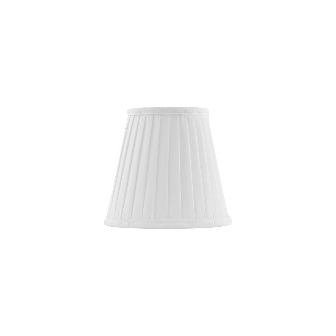 Textilskärm naturvit 13cm