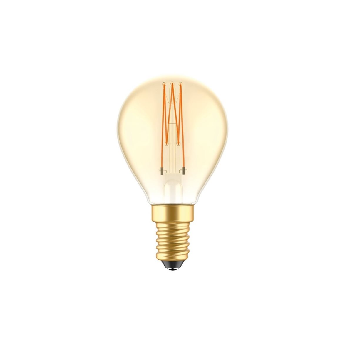 LED-lampa Golden Carbon Line Cage 3,5W E14 klot dimbar