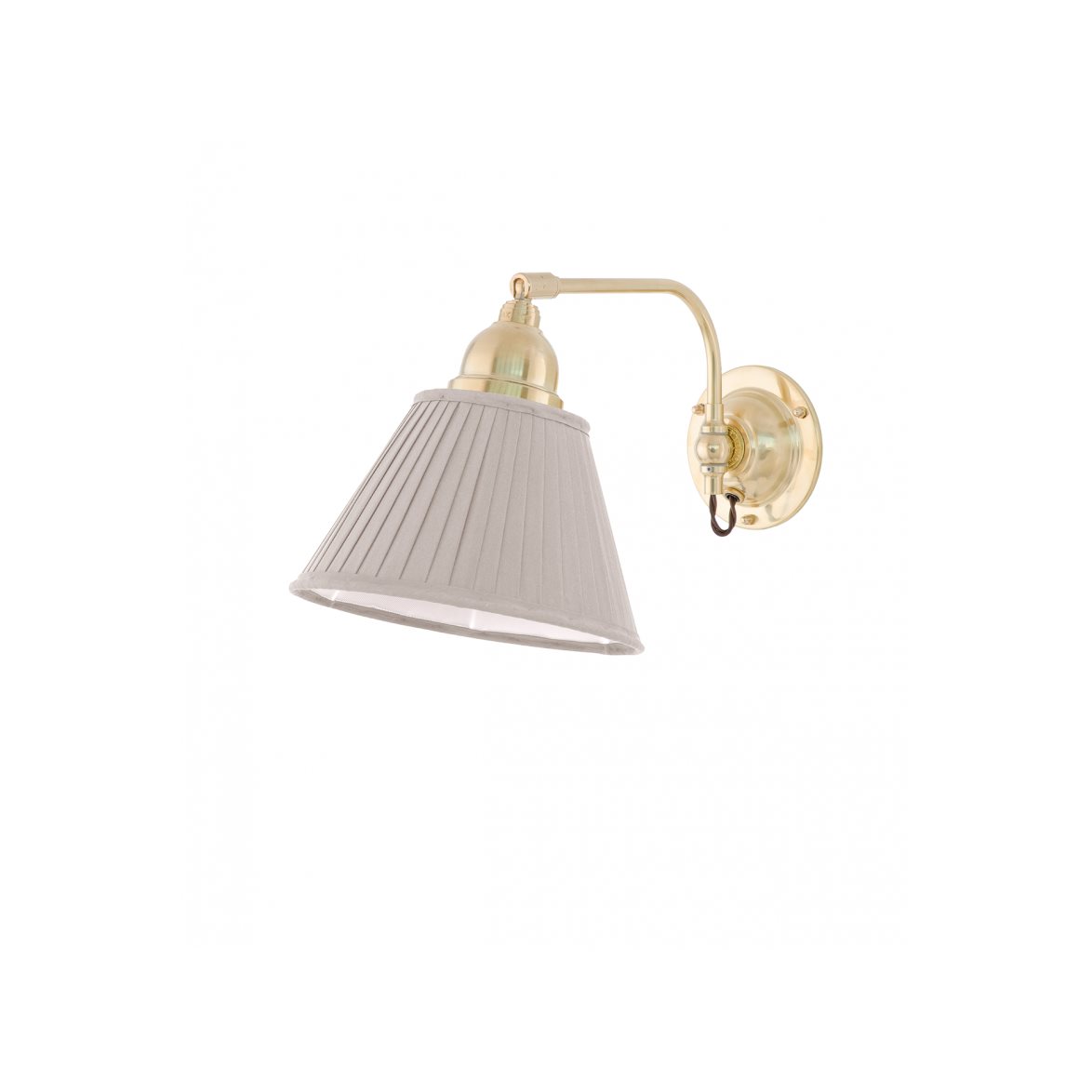 Gripenberg vägglampa mässing/brun