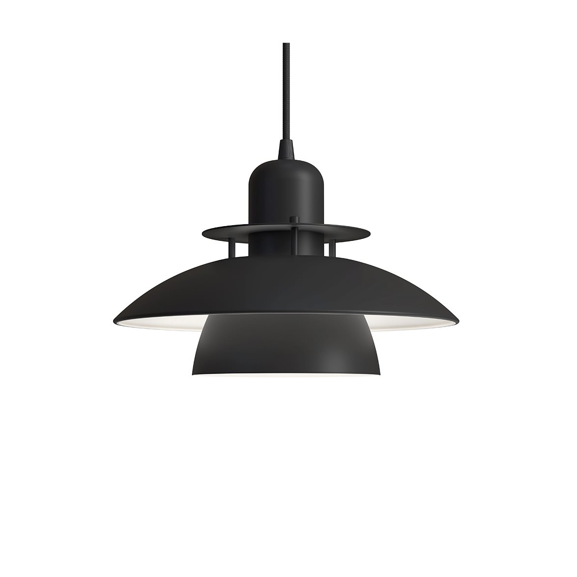 Belid Primus IV pendel Flat svart D280 | Inomhusbelysning - Taklampor - Taklampor hängande | Lampspecialisterna