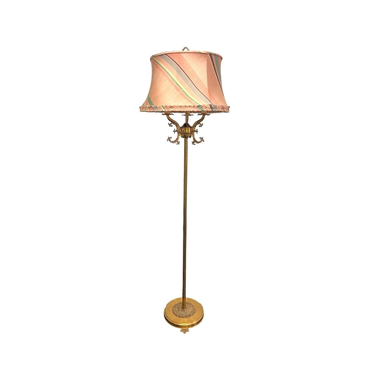 Retro Glow Golvlampa 3-arm mässing