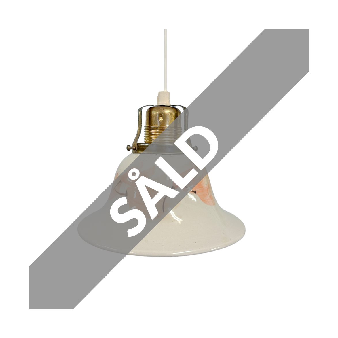 Fågelmara fönsterlampa, naturvit