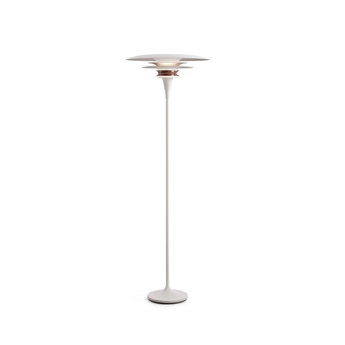 Belid Diablo golvlampa vit/rosé silver | Inomhusbelysning - Golvlampor - Golvlampor Interiör | Lampspecialisterna