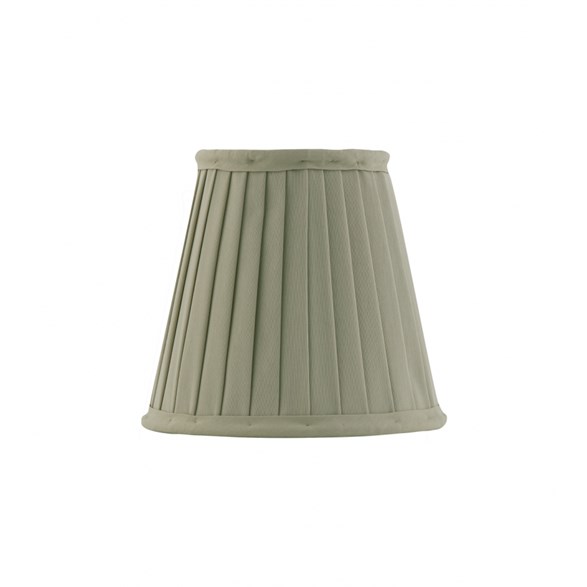 Textilskärm Olivgrön 13cm