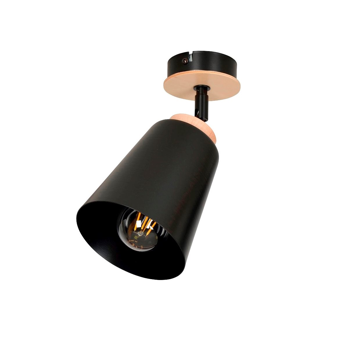 ATLAS 1 Taklampa, Svart