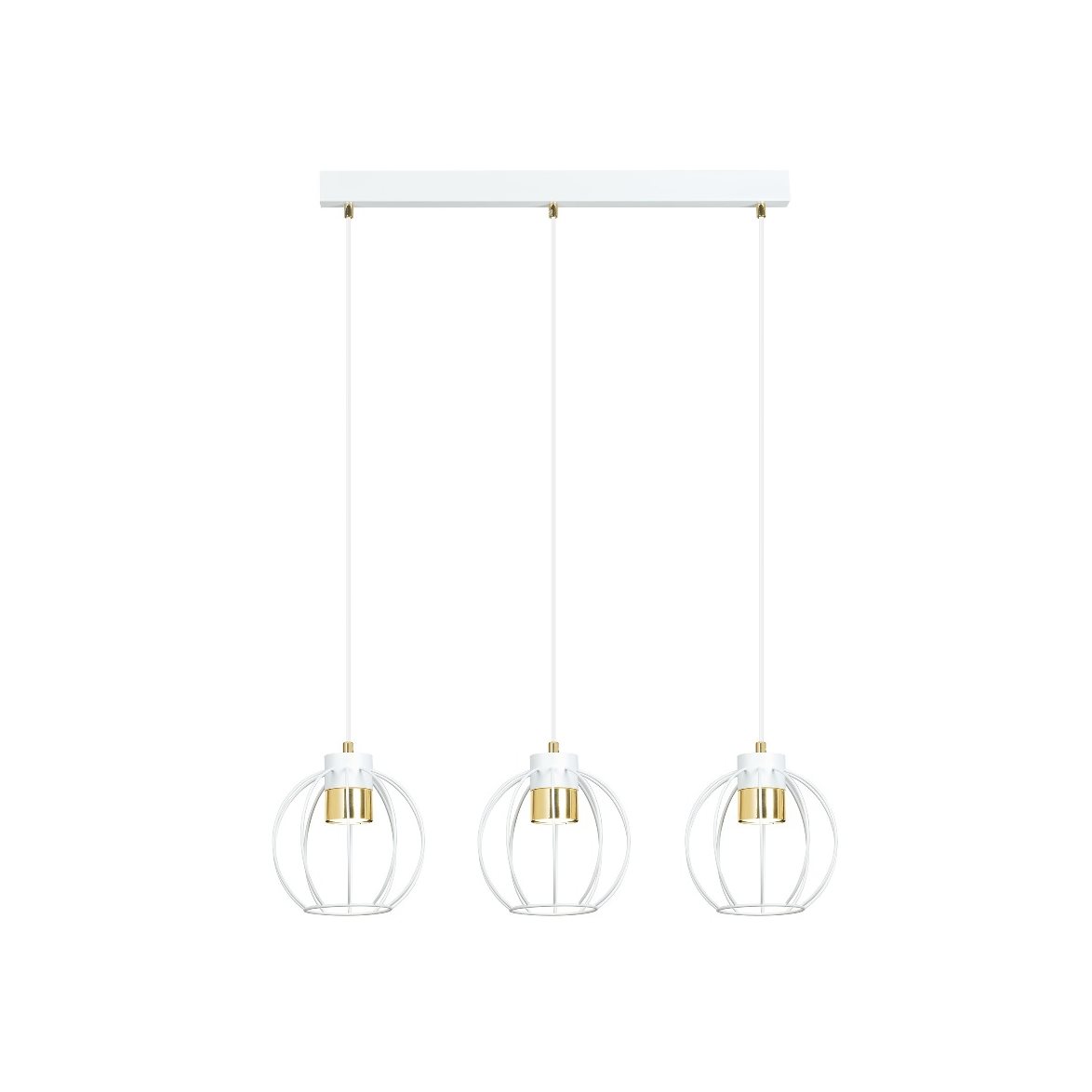 AJAX 3 Taklampa, Svart/Guld