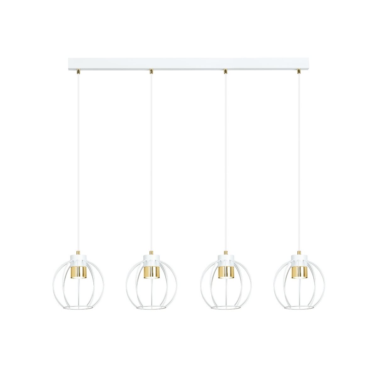 AJAX 4 Taklampa, Svart/Guld