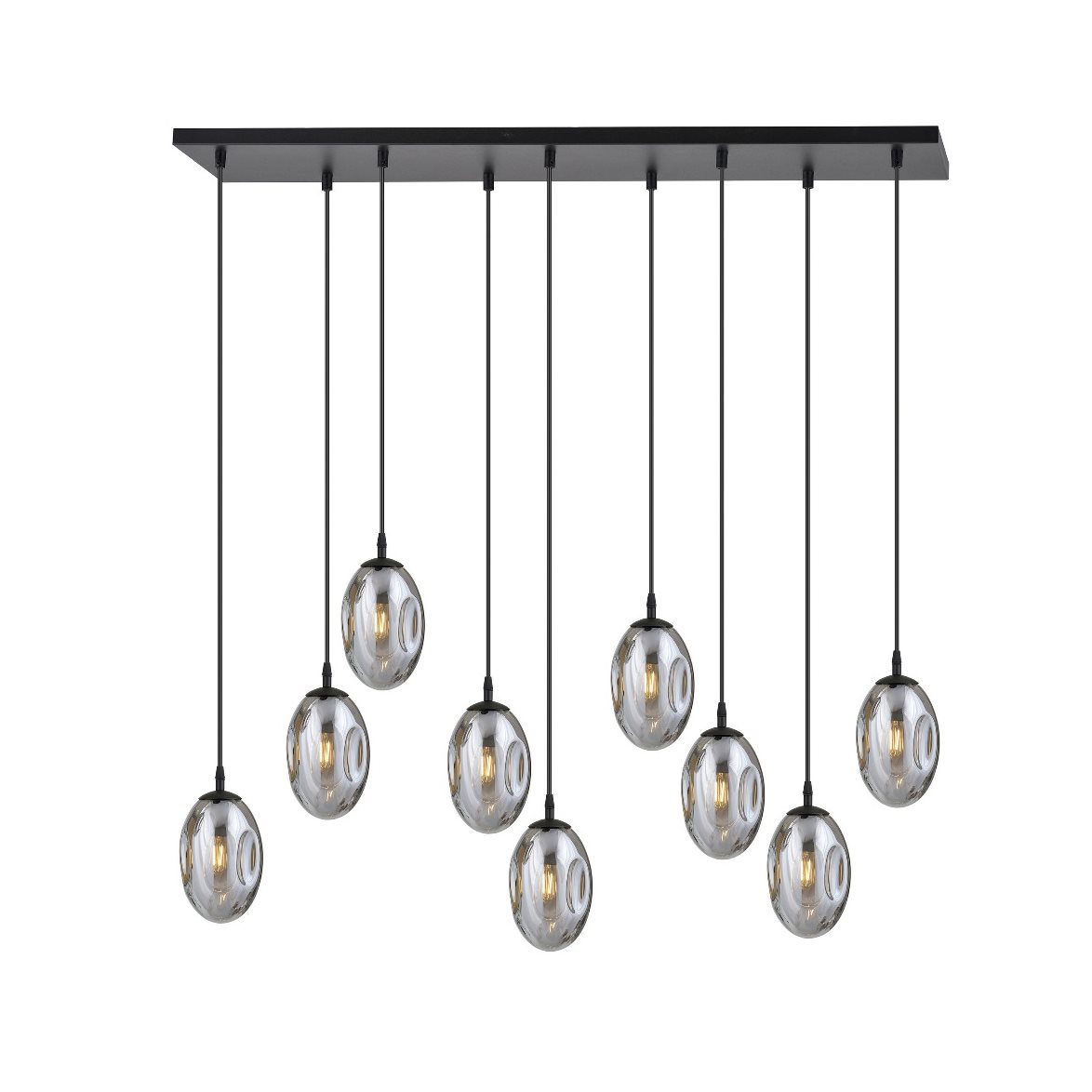 ASTRAL 9 Hängande lampa, Svart/Grafit