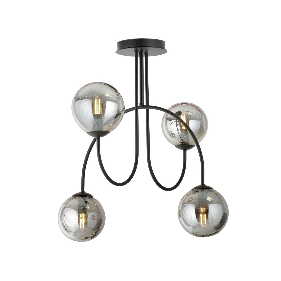 ARCHI 4A Taklampa, Svart/Grafit