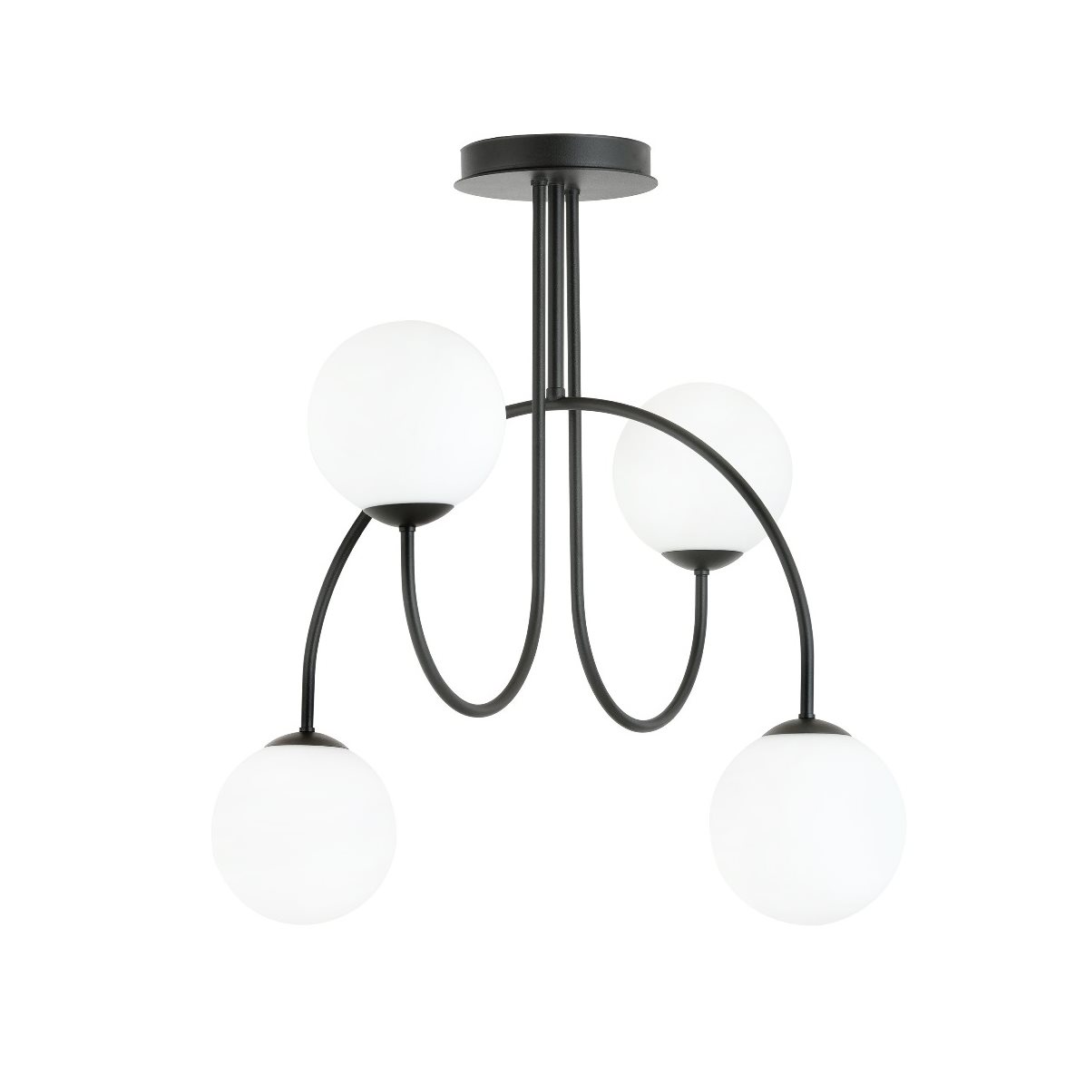 ARCHI 4A Taklampa, Svart/Vit