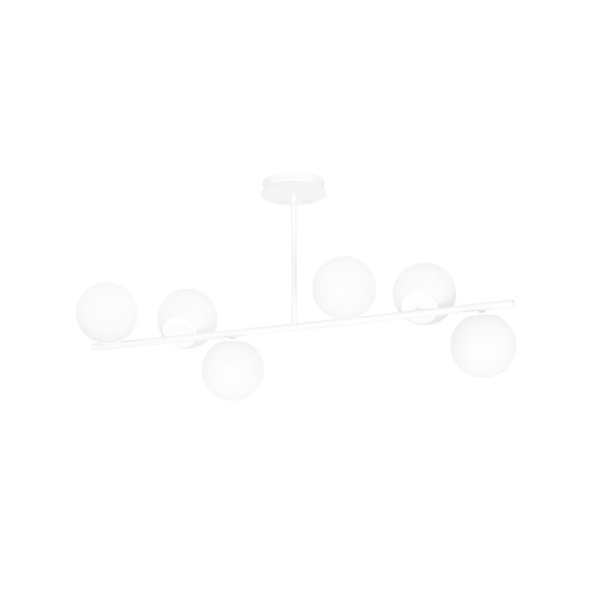 BIOR 6 Taklampa, Vit/Vit